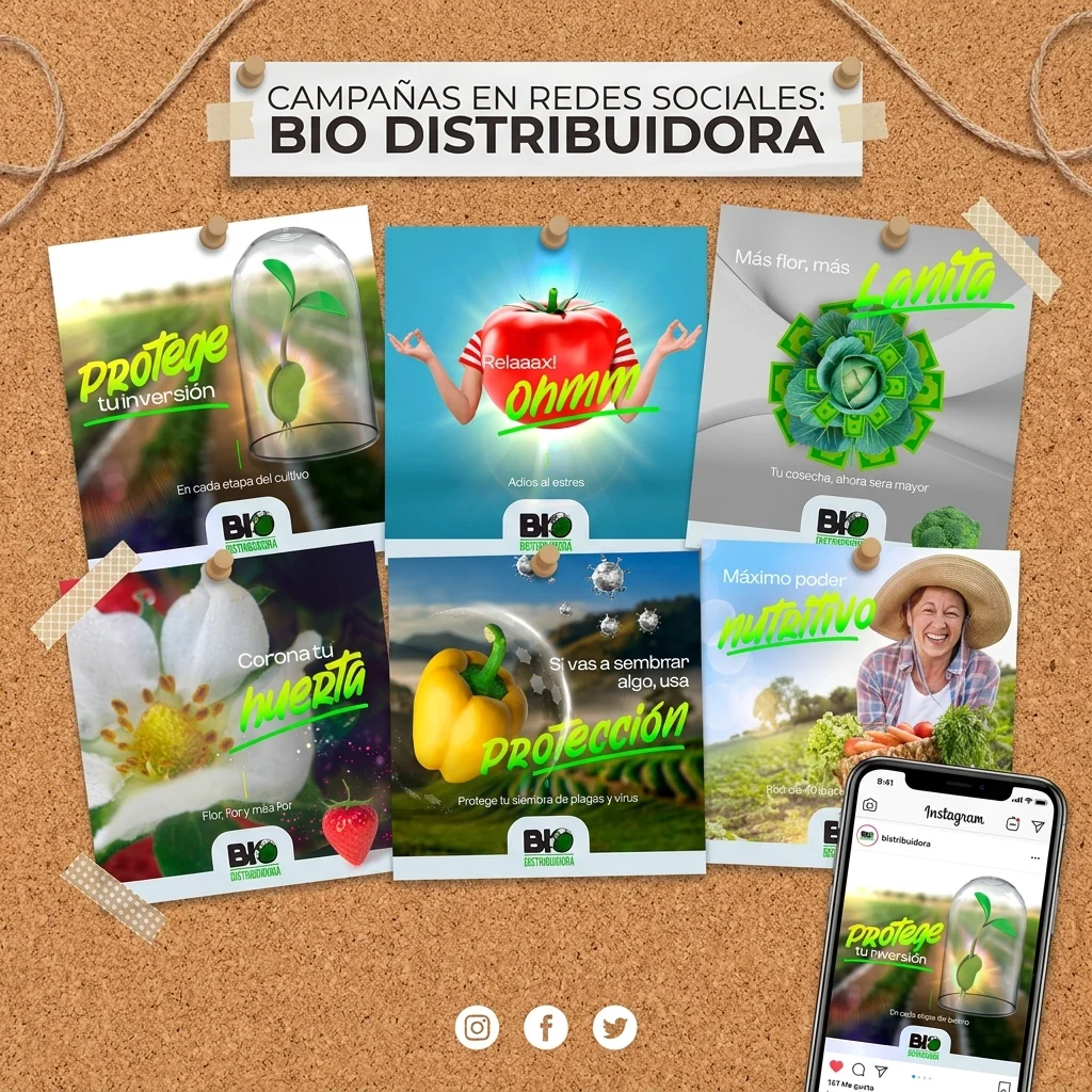 Biodistribuidora campaña digital